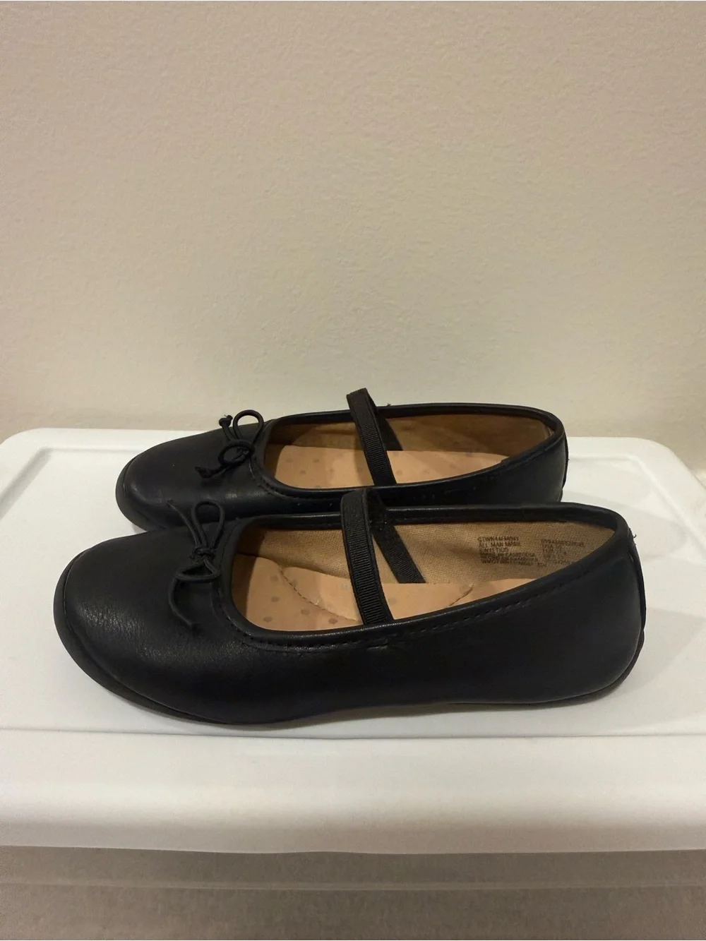 Wonder Nation Girls Bow Ballet Flats